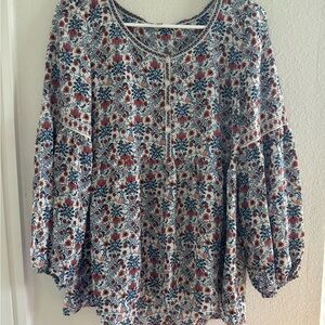 Floral Print Women's Top